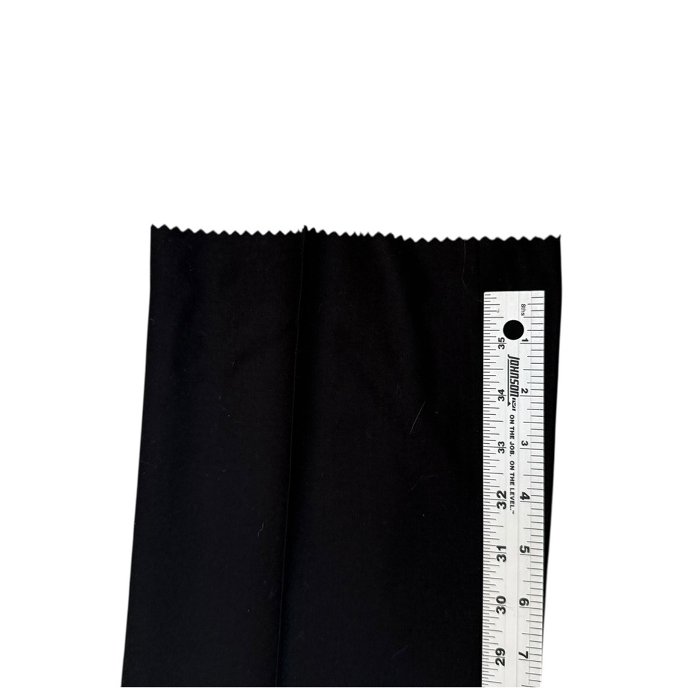 NWT Hart Schaffner Marx 100% Wool Dress Pants 34 Black Pleated Unhemmed - Picture 6 of 7